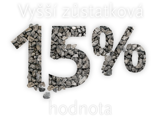 Vyšší zůstatková hodnota