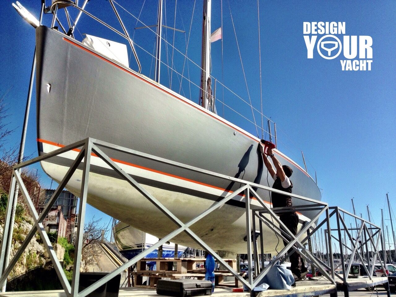 Zamiana koloru jachtu