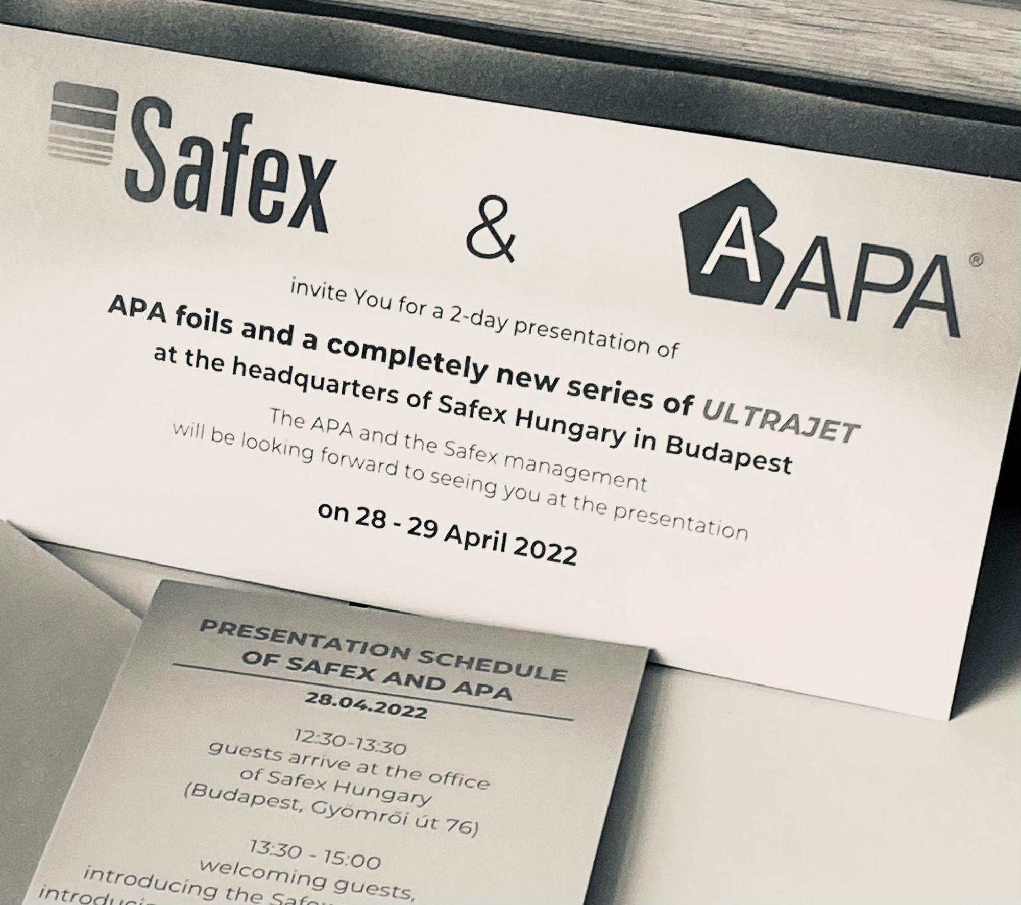 Prezentace nové řady autofolií ULTRAJET od značky APA v Budapešti | Safex